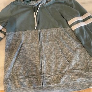 Pink full zip hoodie